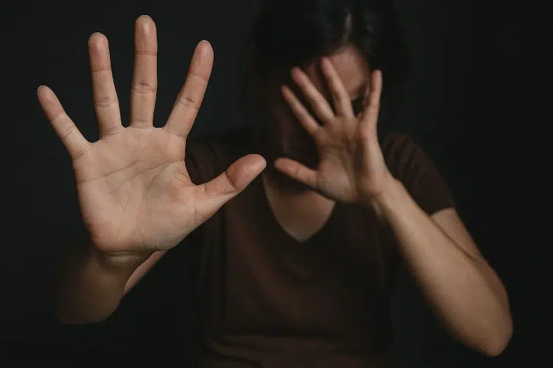 Femme victime de violence conjugaler